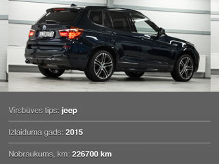 BMW X3 f25 Pese