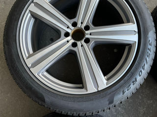 5x112 R21 Mercedes cu anvelope 315/40 & 275/45 R21 foto 6