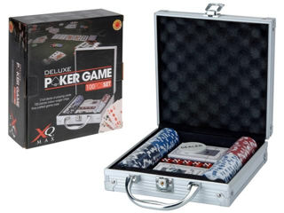 Set Joc Poker în valiză de aluminiu 200buc 30x20x6cm foto 1