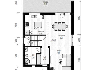 Casă de locuit individuală cu 2 niveluri/Subsol+Parter+Etaj/arhitectură/proiecte/3D/renovări foto 9