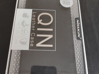 Чехлы на Samsung Galaxy A72 Nillkin Qin (black) & Liquid Silicone (white) !!!