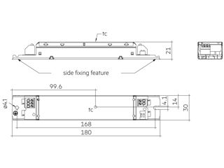 Set de iluminat ultraluminos din două module 4800 lm 6500 К LLE 20x560 mm 865 HV SNC3 TRIDONIC (Aust foto 18