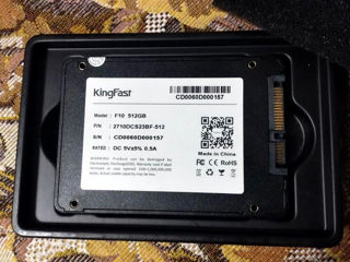 Жесткий диск KingFast SSD 512Gb.SATA III 2.5" foto 4