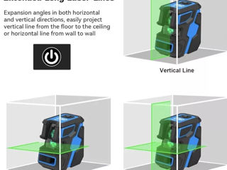 Pro Stormer PRO-LS16-G Laser Level Cross Line Self Leveling Horizontal and Vertical Green foto 3