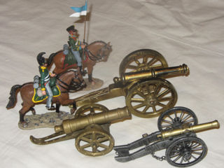 Пушка игрушка СССР Трактор тяжёлый, оловянные солдатики.