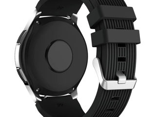 Силиконовый ремешок (Curea pentru ceas silicon) Samsung Galaxy Watch, Xiaomi, Garmin, Huawei (22 mm) foto 2