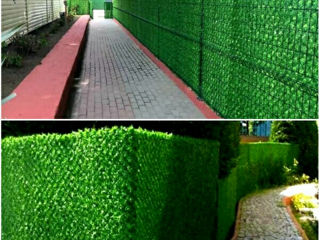 Panouri de perete verzi artificiale/Искусственные зеленые стеновые панели. foto 12