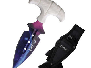 Elit Edge Push Dagger Galaxy knife Black nylon sheath new condition