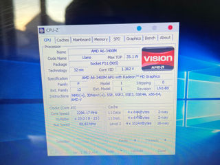 Toshiba AMD A6,-4core  RAM3GB, HDD320GB,Wi-Fi, Windows 10 -600Lei foto 3