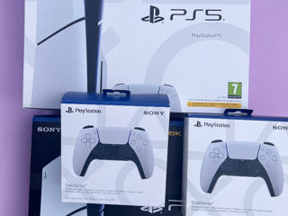 Приставка Sony Ps5 Disc Edition Slim New Pro Fat Aккаунты подписки PS Plus EA Play аксессуары foto 5