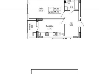 Apartament cu 3 camere, 45 m², Centru, Ghidighici, Chișinău mun. foto 10