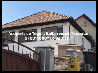 Sifer fără azbest = tegolit italian vopsit în cuptor exploatare 100 ani ! foto 6