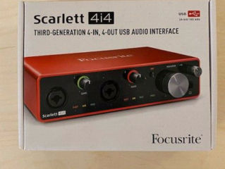 Focusrite Scarlett 4i4 3rd Gen Sigilat