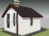 Casa din cotelet varianta alba, proiect individual, planimetrie functionala, termoizolare eficienta foto 6