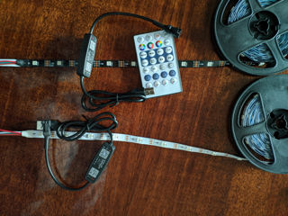 Led ленты питание 5V RGB, RGBW. Адресные WS2812B Bluetooth,пульт. Led 12V теплый, холодный foto 3