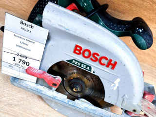 Ferastrau circular Bosch PKS 55A, 1790lei.