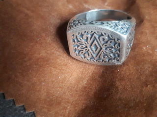 Печатка перстень кольца 925 проба Серебро foto 5
