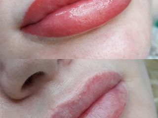 Пудровое напыление бровей, губ, глаз. Powder Brows & Lips foto 4