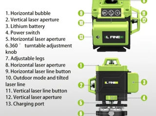 Продам новый 16 лучевой лазер , новый !!! foto 5