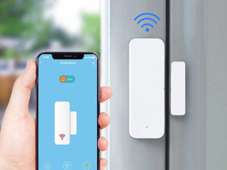 Senzor de deschidere a ușii sau a geamului Tuya | Wi-Fi foto 3