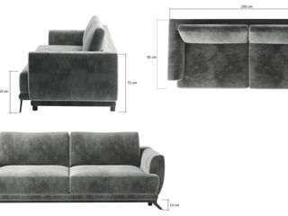 Canapea extensibilă comodă și calitativă foto 6