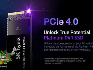 2Tb SSD SK hynix Platinum P41 PCIe NVMe Gen4 M.2 foto 6