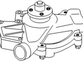 Ремкомплект водяного насоса John Deere(6466T,6404T),R54955,R51683,1085,1085HY4,1177,1177HY / 4,1188 foto 9