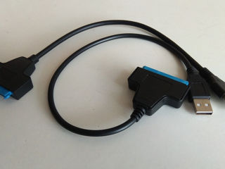 Adaptor-cablu SATA - USB pentru SSD sau HDD 2.5 inch