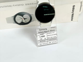 Samsung Galaxy Watch 4 40 mm 1890 lei.