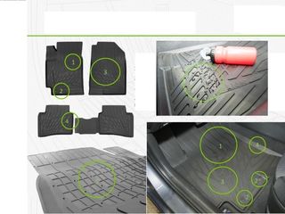 CadoUnidec covorase auto fără comandă.Полиуретановые коврики салона и багажника. foto 5