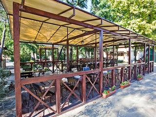 Тентовый навес для летнего кафе, укрытие для летней террасы, оборудование уличного ресторана foto 8
