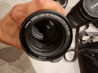 Продаётся: Обективы Canon 70-200mm  f/4L IS II USM, Canon EF 24-105mm f/4L IS II USM foto 2