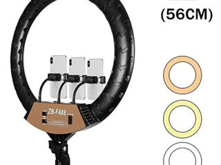 Vând lampă selfie premium  led ring light zb-f488 nouă foto 3