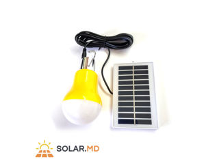 Lampă LED 12 LED cu panou solar 5.5 V/1W