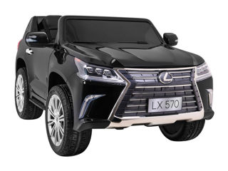 Машина аккумуляторная lexus lx570, максимальная нагрузка 40 кг, мягкие колеса, 2*12v/7ah, пульт.