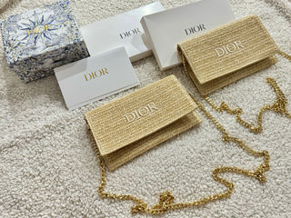 Dior Raffia Clutch originală foto 4