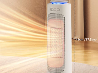 Încălzitor electric - iDOO 2000 W  Încălzire rapidă PTC  - Încălzitor ceramic cu telecomandă foto 2