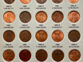 Полная коллекция Lincoln Cents PDS 1975-2013 foto 3