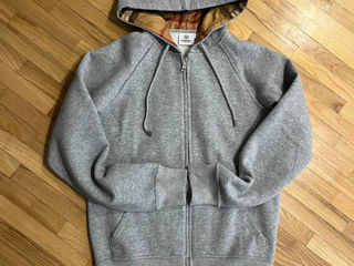 burberry zip hoodie gray