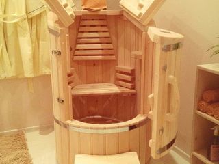 Fito-barel ( mini-sauna) cu generator de abur foto 2