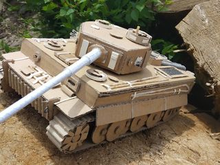 Tank din carton Tiger h1 foto 1