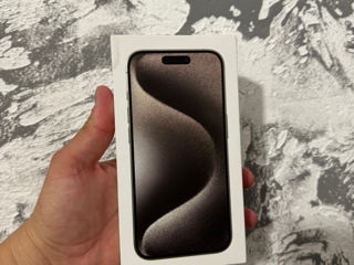 Iphone 15 Pro 256gb Natural Titanium Sigilat  Original  Garantie Apple  Neverlock  Orice Sim