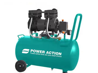 BLACK FRIDAY -25% Безмасляный компрессор 50 л Power Action OAC 5020