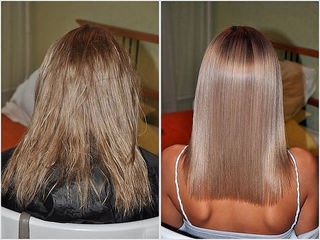 кератиновое выпрямление и восстановление волос foto 3