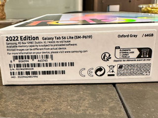 Samsung Tab S6 Lite (Wi-Fi +4G). Новый! Гарантия 1 год! Запечатан! foto 3
