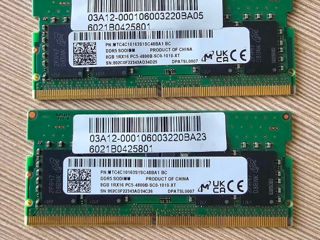 Micron SODIMM 8GB PC5 DDR5 4800 1R16 MTC4C10163S1 SC48BA1 foto 1