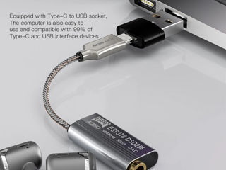 Keysion DSD256 HiFi ЦАП Усилитель для наушников foto 3