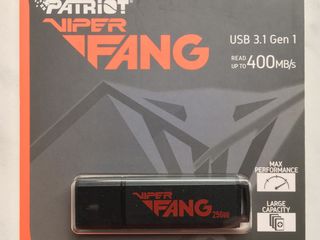 Продаю USB Flash 256 Gb, USB 3.1 "Patriot Viper Fang" (400 MB/S Read Speed) foto 4