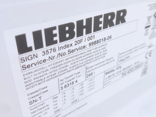 Liebherr встроенный foto 8