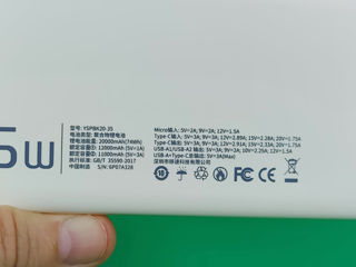 Power Bank Movespeed K20 20000 mAh 45W (K20-45W) foto 9